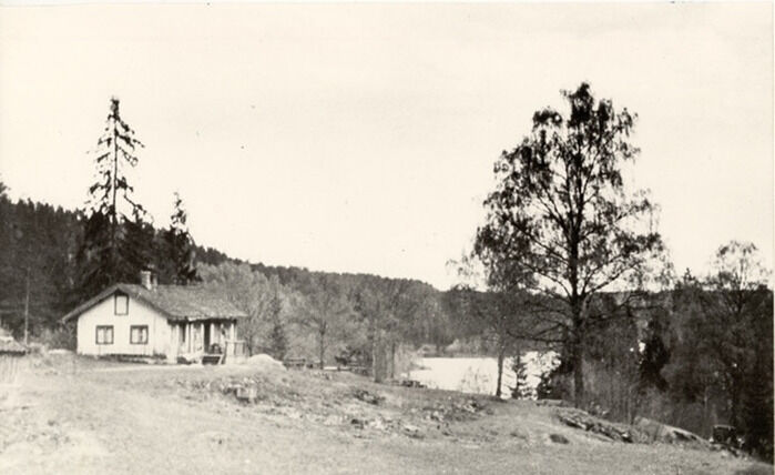 Husmannsplassen Lutdalen ca. 1935-40 Foto: Oslo museum/Østensjø lokalhistoriske bilder.