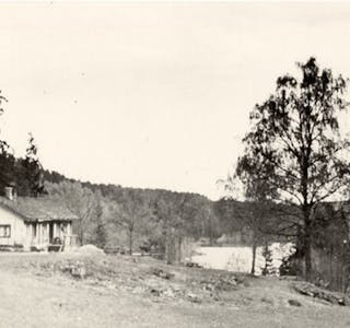 Husmannsplassen Lutdalen ca. 1935-40 Foto: Oslo museum/Østensjø lokalhistoriske bilder.