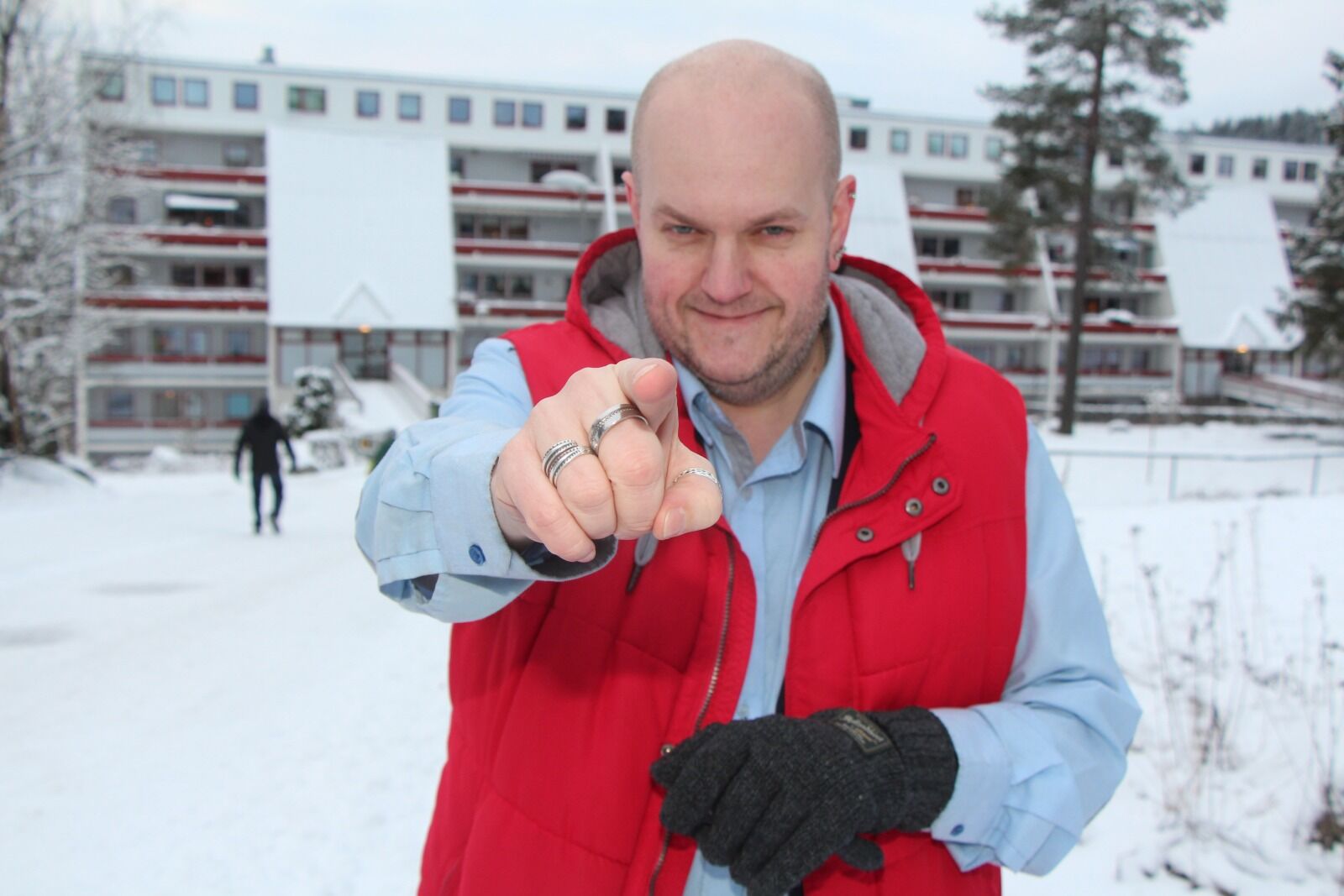 VIL HA DEG: Annstein Garnes er leder av Vestli Vel. Han håper så mange som mulig kommer til høringen av eierseksjonsloven på Stortinget på tirsdag.  Foto: