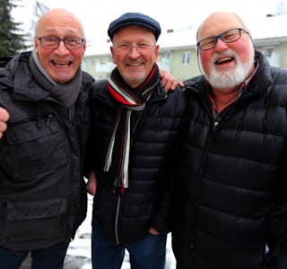LIVAT TRIO: Tor, Jan og Lasse har opplevd utrolig mye artig sammen, og de har det fremdeles like moro når de treffes. Foto: Rolf E. Wulff