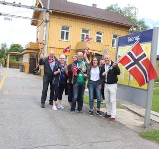 VELKOMMEN, NORGE!: Bydel Grorud er klare til å ta i mot NRKs sommertog, og håper på folkefest førstkommende fredag. Og avisa er med!<br/>