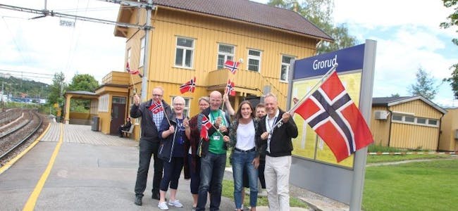 VELKOMMEN, NORGE!: Bydel Grorud er klare til å ta i mot NRKs sommertog, og håper på folkefest førstkommende fredag. Og avisa er med!<br/>