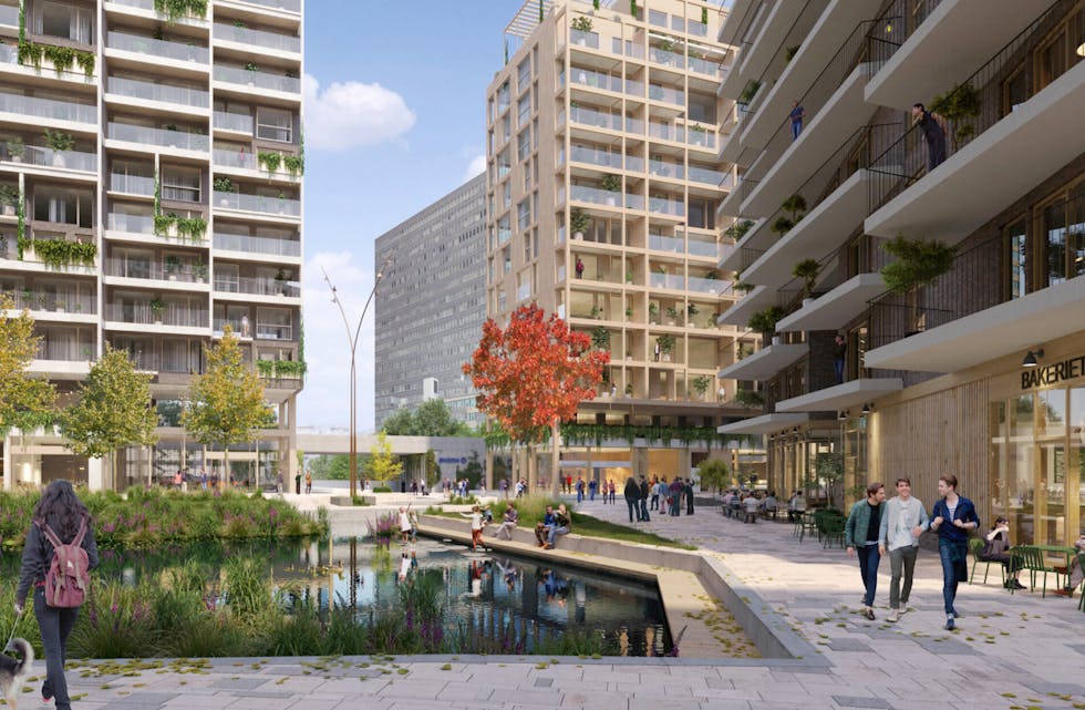 FOR HØYT FOR PBE: Forslaget om utbyggingen av Selma Ellefsens vei 15 blir for høyt og tett,
mener Plan- og bygningsetaten og Rådet for byarkitektur.