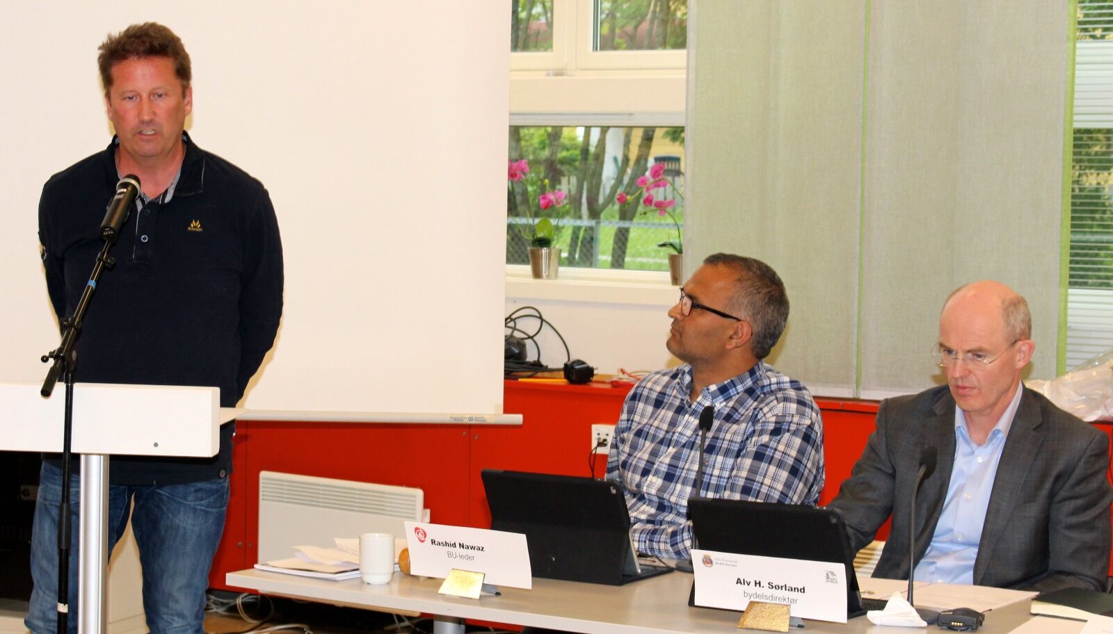 HADDE IDEEN: Jan Arild Linja (Frp) vil ha sykkelverksted i bydelen. Foto: