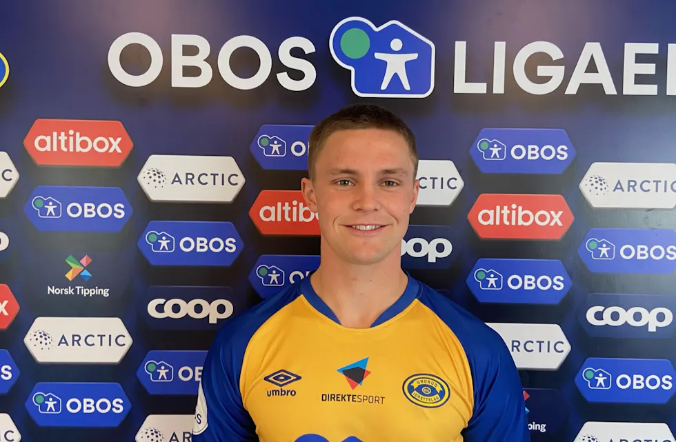PÅ PLASS: Kristoffer Lassen Harrison skal spille for Grorud IL ut sesongen. Foto: