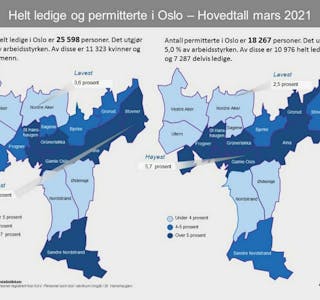 RAMMER SKJEVT: Tallene fra NAV viser at personer som bor i Groruddalen og Søndre Nordstrand i langt større grad blir arbeidsledige enn på andre siden av byen. Foto: NAV Oslo