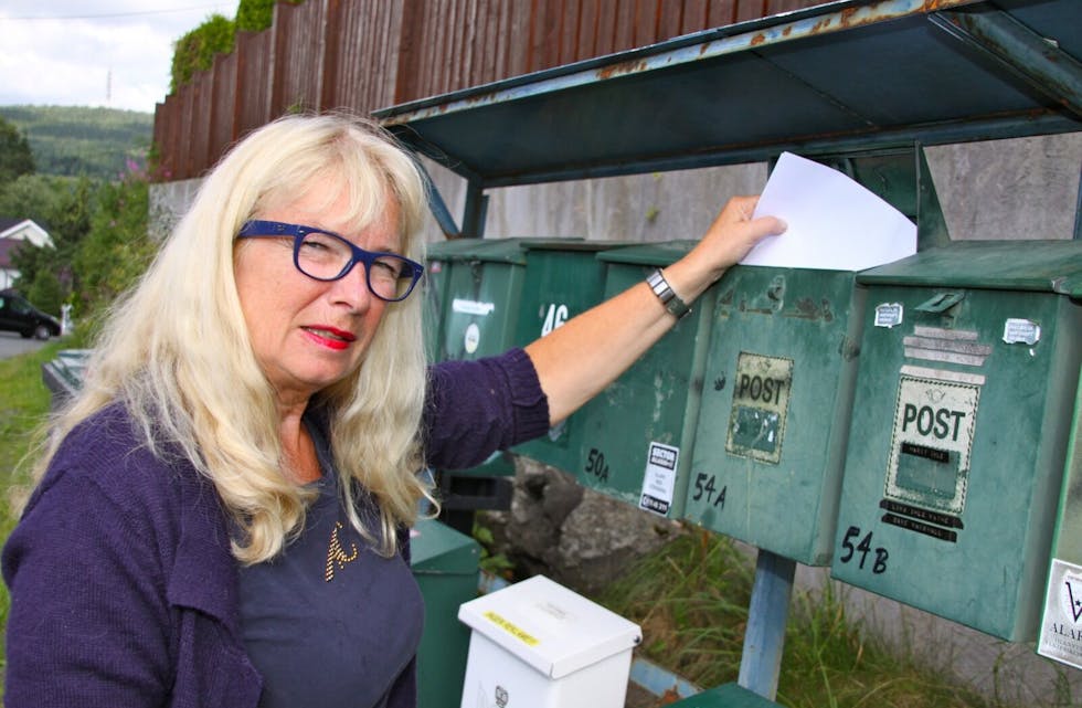 ADVARER: Tyver på ferde i Ammerud-området stjal to viktige brev fra Berit Cocozza sin postkasse. Nå vil hun gjøre andre oppmerksom på svindlermetoden. Foto:
