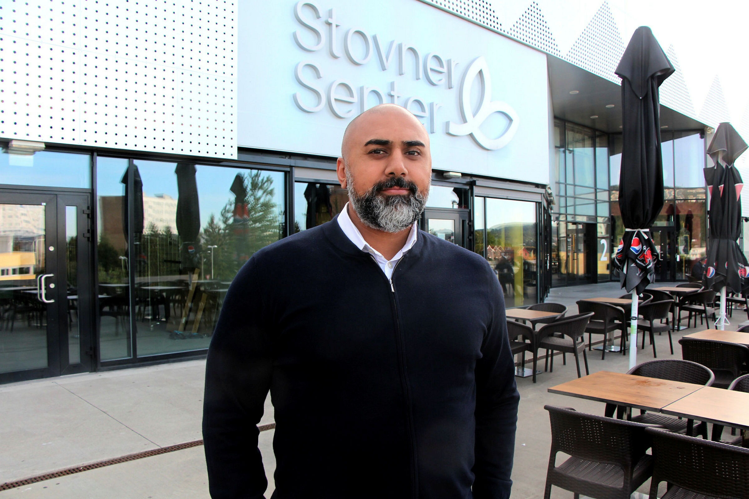 Senterleder på Stovner, Irfan Akram. Foto: