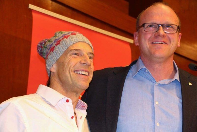 DISKUSJON OM NRK: Partikolleger i Ap, Jan Bøhler og Frode Jacobsen, er ikke helt enige om hvilket forslag som bør stå øverst på lista til NRK - Tøyen eller Groruddalen? Foto: