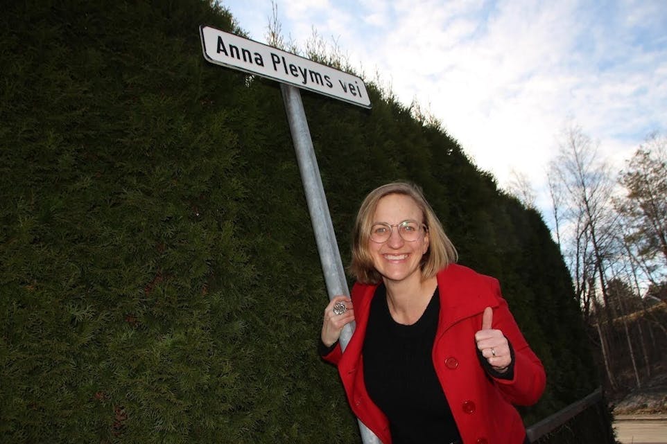 TIPPOLDEMORENS VEI: Anna Pleym, som har en vei oppkalt etter seg på Rommen, er Tale Pleyms tippoldemor.
