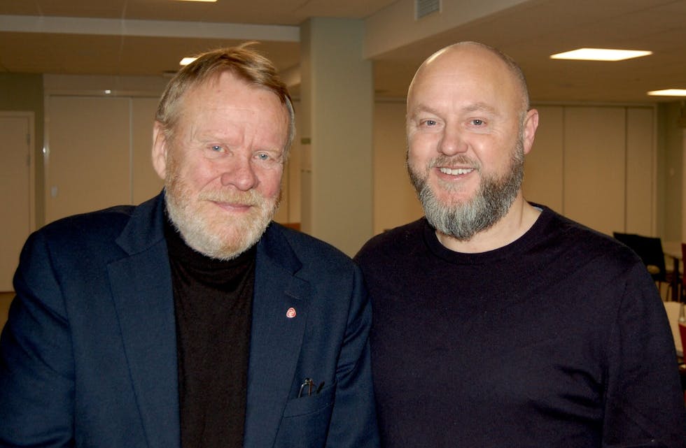 ALT KLART: BU-leder Bjørn Lundberg (t.v.) og kommunikasjonssjef Bjørn O. Mørch Larsen. Foto: