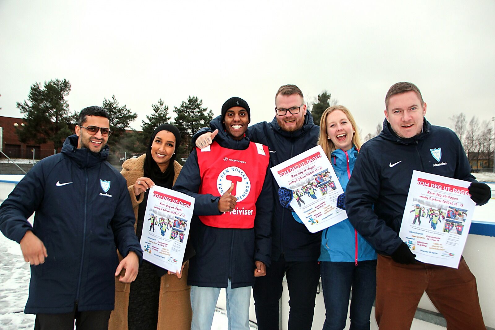 KLARE FOR UTEDAG: På søndag blir det vinterfest i Furuset Aktivitetspark. Selv om ski og snø ikke står på årets program, er det mye morsomt i vente. Foto:
