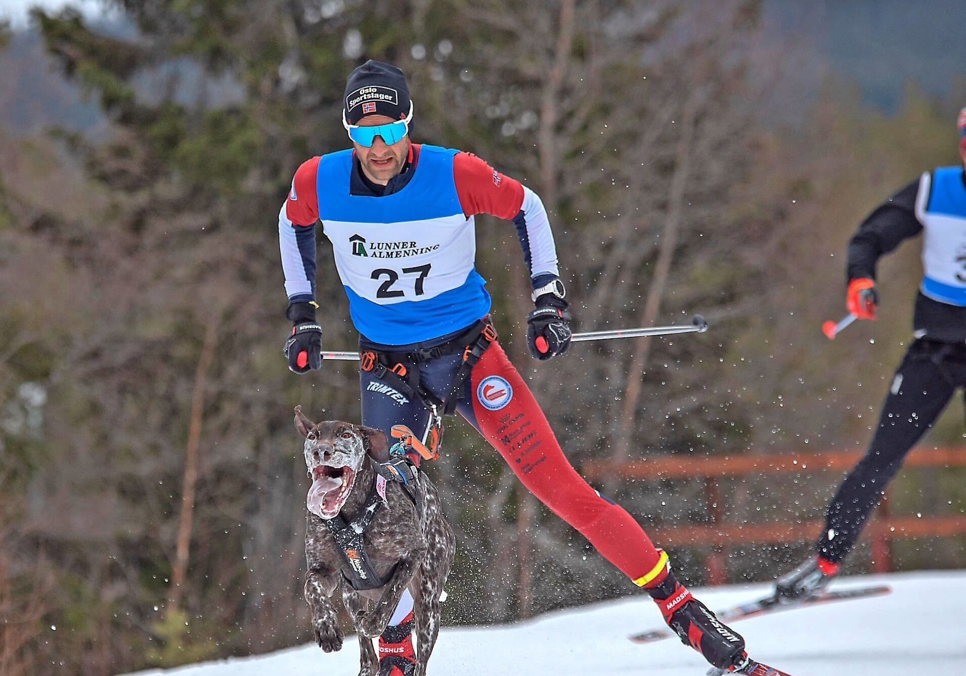GOD AVSLUTNING: Viktor Sinding-Larsen og Ea fikk virkelig vist hva de er gode for i vintersesongens siste løp. Foto: