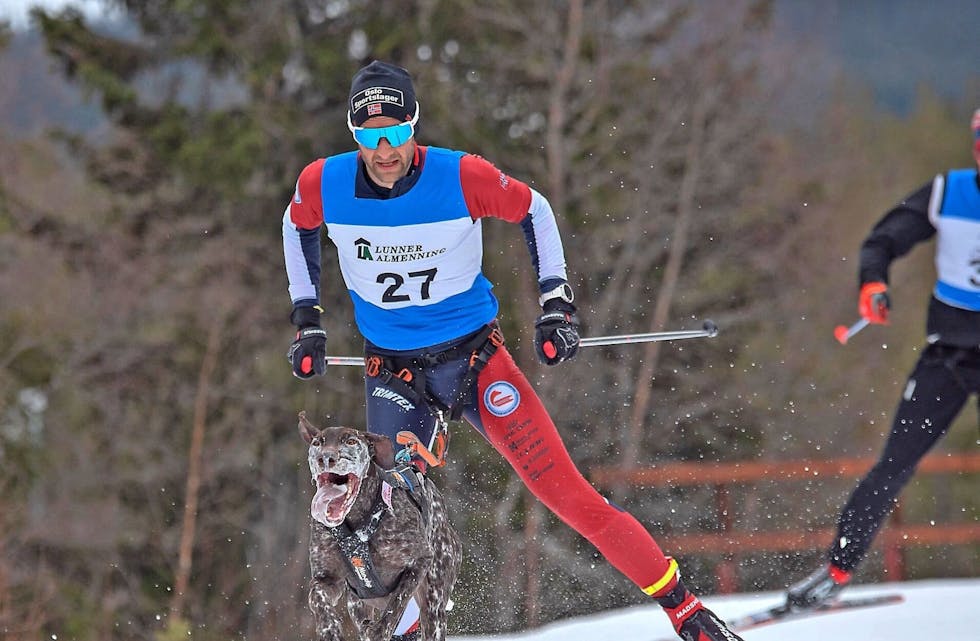 GOD AVSLUTNING: Viktor Sinding-Larsen og Ea fikk virkelig vist hva de er gode for i vintersesongens siste løp. Foto: