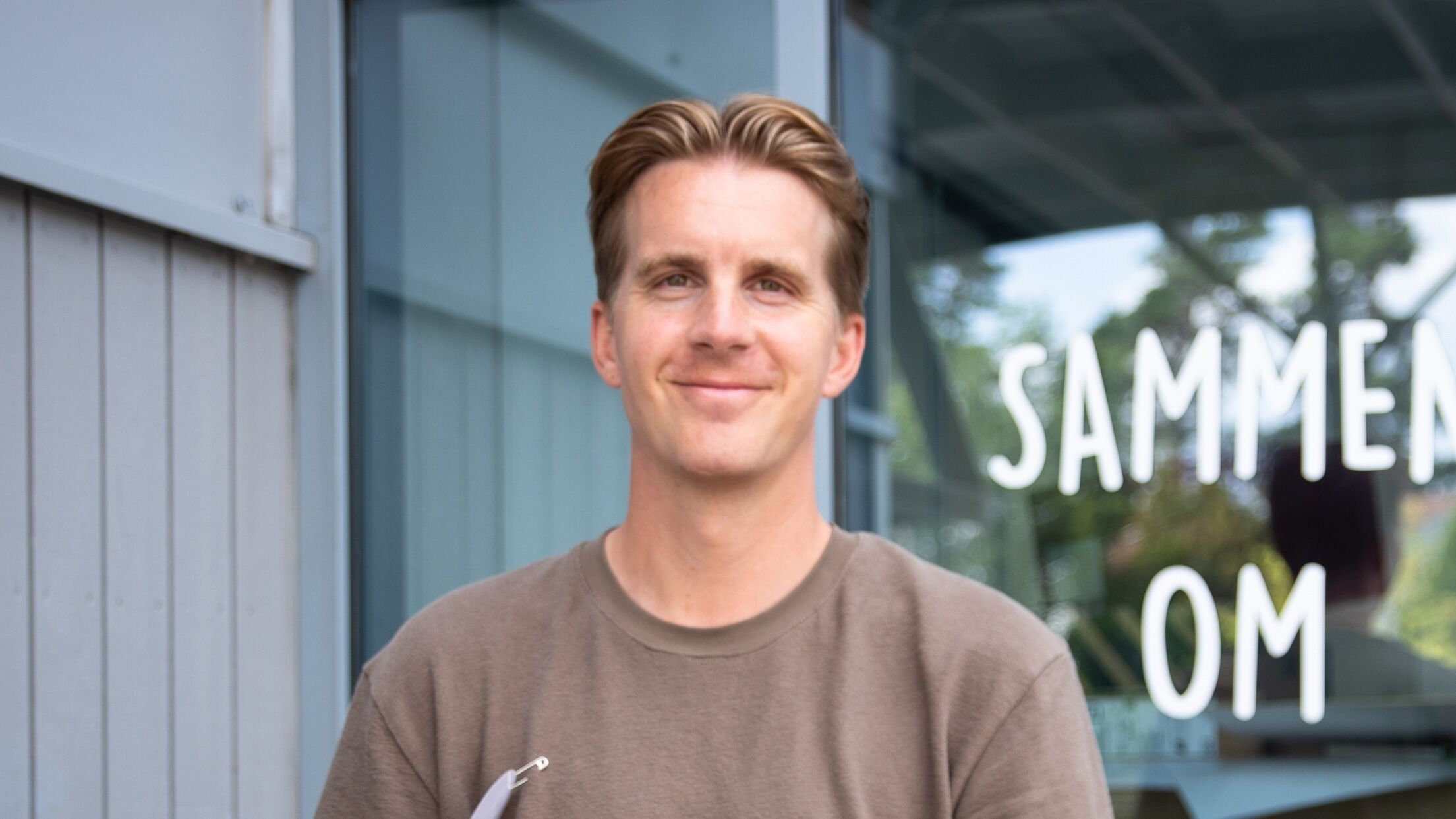 Morten Vist Scheie, lærer ved Apalløkka skole Foto: Dania Jafar