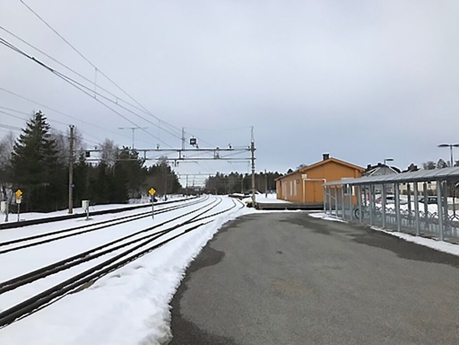 På Hauerseter er det allerede i dag spor som synes å være lite utnyttet. Videre antas at det ikke vil bety store investeringer å flytte jernbane- skinner fra Groruddalen til andre områder på bl.a. Hauerseter. Foto: