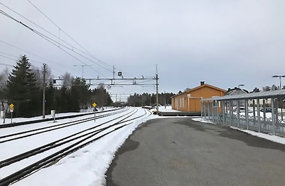 På Hauerseter er det allerede i dag spor som synes å være lite utnyttet. Videre antas at det ikke vil bety store investeringer å flytte jernbane- skinner fra Groruddalen til andre områder på bl.a. Hauerseter. Foto: