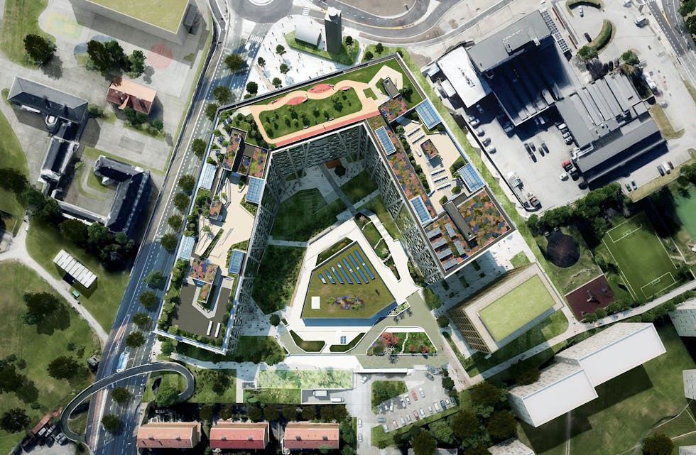 Foto: 3D Estate/Lark Landskap/DARK Arkitekter