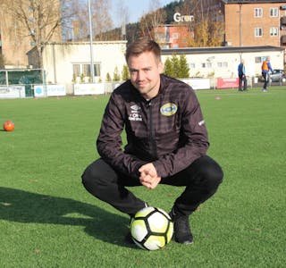 FORNØYD: På tross av tap var Grorud-trener Eirik Kjønø godt fornøyd med årets første treningskamp. Foto: