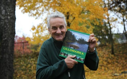 Helge Haakenstad (70) er aktuell med ny bok om Lillomarka. Foto: