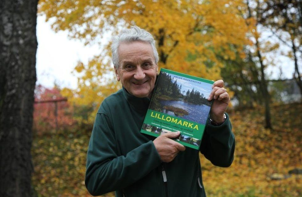Helge Haakenstad (70) er aktuell med ny bok om Lillomarka. Foto: