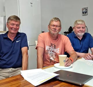 Fra venstre: Aril Dahl, Torger Mogan Bjørnstad og Paul Pedersen. Foto:
