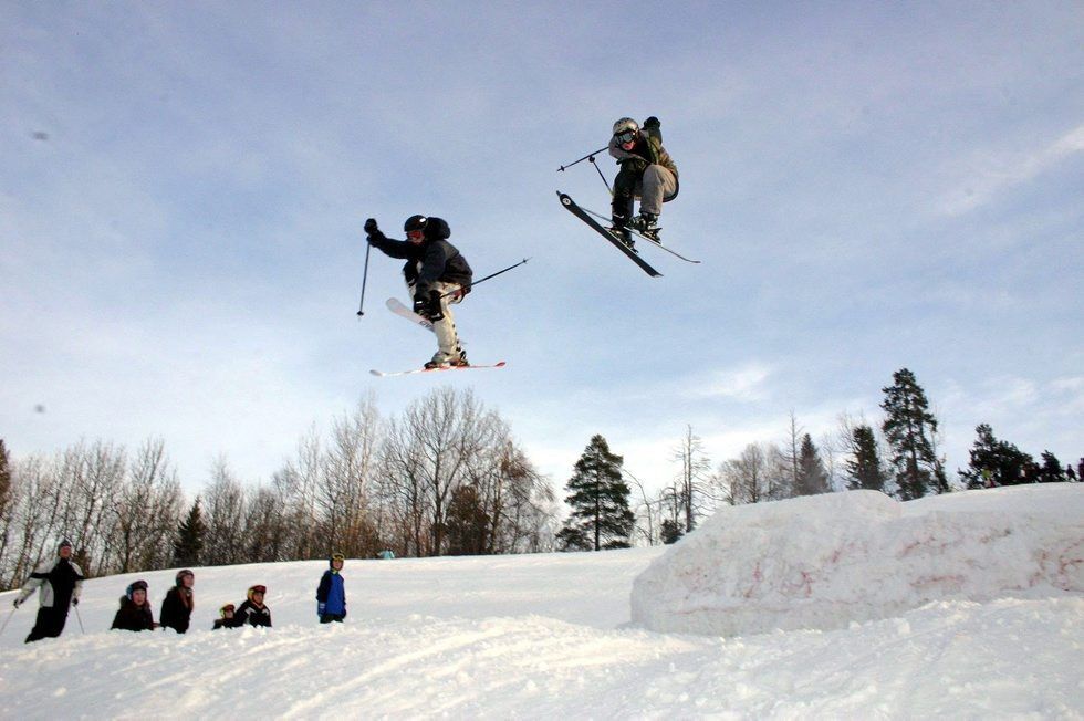 HOPP OG MORO: Jerikobakken på Lindeberg holder åpent i vinterferien. Foto: