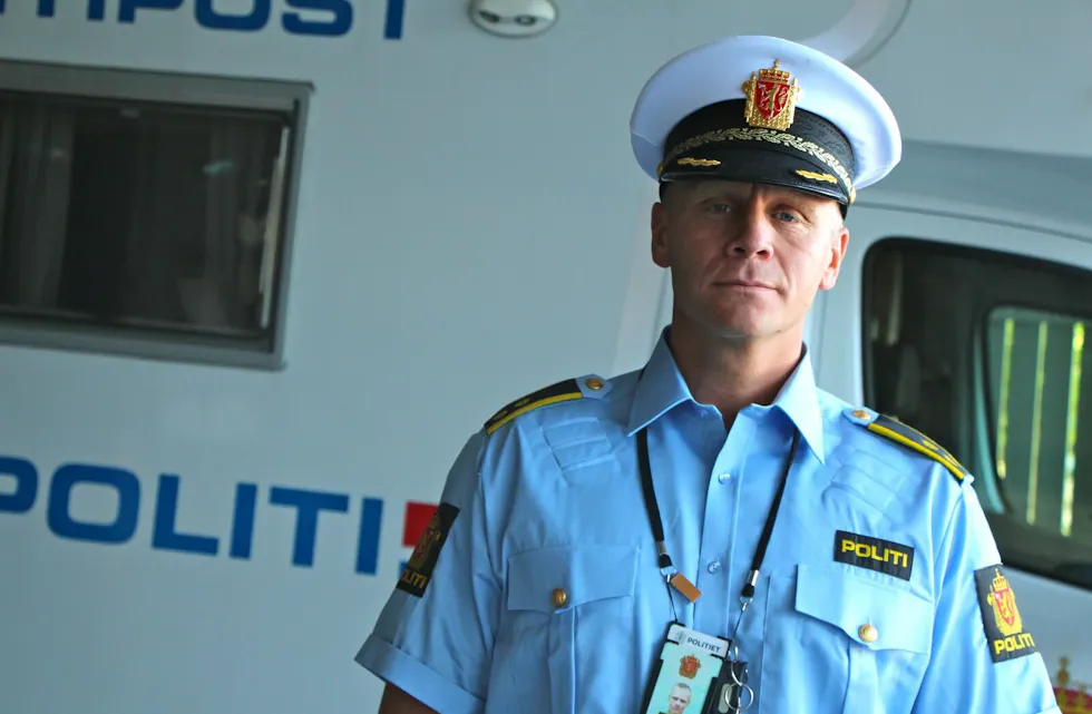 Grete Horntvedt skriver at politiet må gi gjerningspersoner tydelige reaksjoner. Bildet er fra avisens arkiv og er av politioverbetjent Audun Jevnaker. Foto: