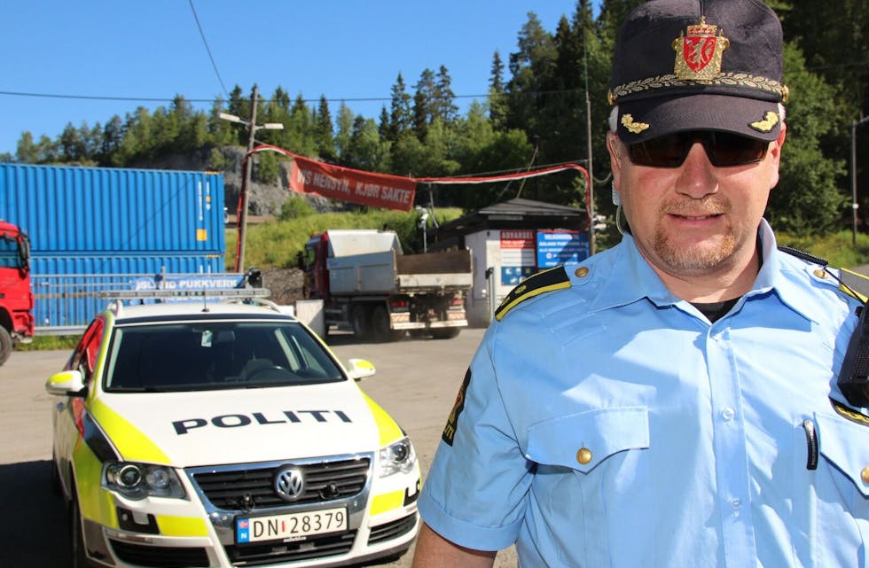 PÅ VAKT: Trafikksjef på Stovner politistasjon, Stig Tonsjø, sier at de skal ta råkjørerne i Ammerudveien, Bergensveien og Hukenveien. Foto:
