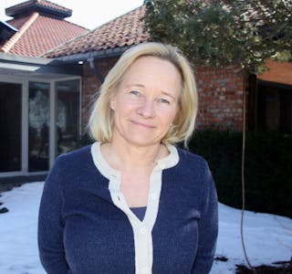 PÅ PLASS: Grete Roede-kursleder Vigdis Fougli flyttet ut av Puls Bjerke og inn i nabobygget. Her starter hun opp med nye kurs denne måneden. Foto: