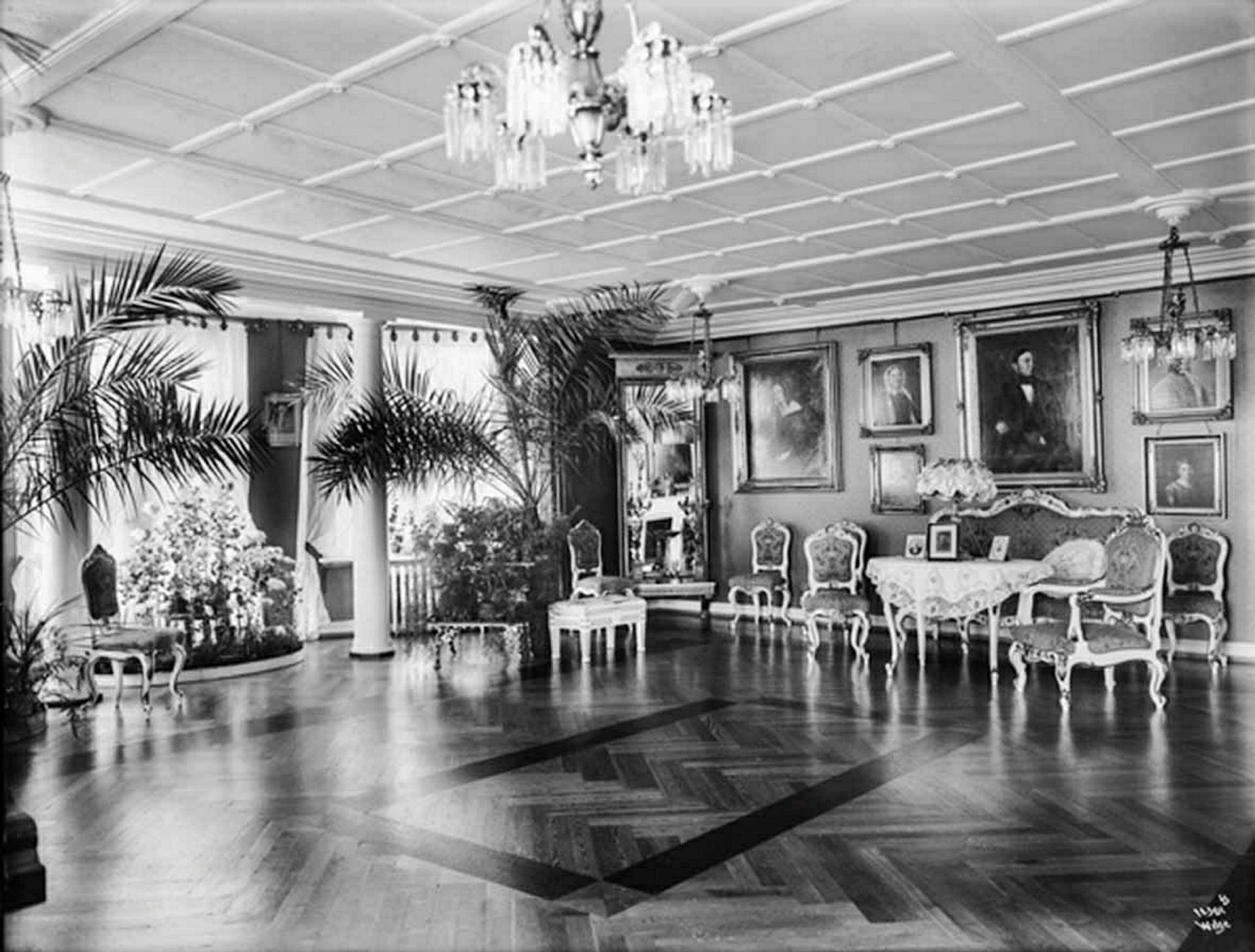 Linderud gård, salen. Foto: Museene i Akershus