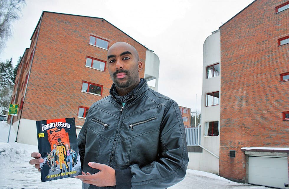FRA DEBUT TIL SUKSESS: Siden første The Urban Legend-utgave i 2012 har Josef Yohannes’ tegneserie vokst seg stor i hele verden. Utgave fire, som nå er i butikkene, utspiller seg i Oslo og Groruddalen. Foto: