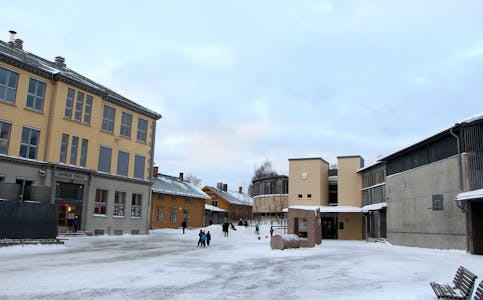 Alle skoler og barnehager i Oslo stenges i forbindelse med korona-situasjonen. Dette er Grorud skole som er en av skolene som rammes. Foto: