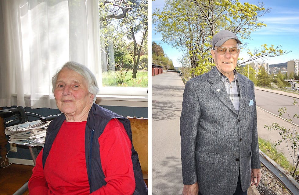Guri E. Bramness og Rolf E. Brandt opplevde frigjøringsdagene i 1945. Foto: