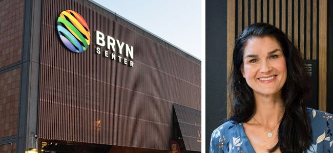 REKORDÅR: Senterleder Sasha Ytternes kan smile for et rekordår på Bryn senter - og setter seg samtidig et hårete milliard-mål for neste år!<br/>