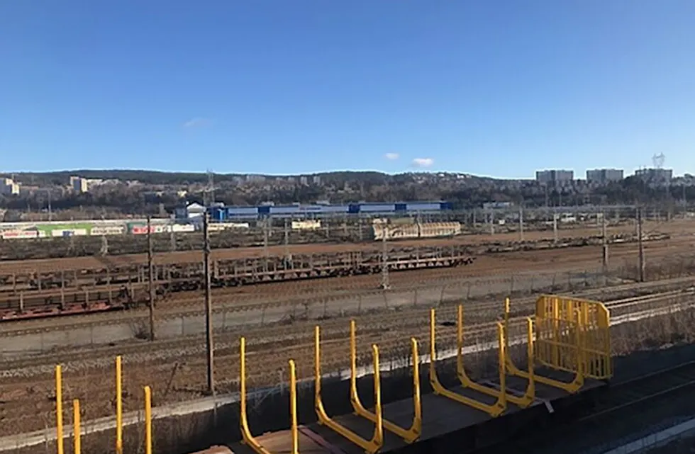 Dette bildet bekrefter det inntrykk jeg fikk da jeg så bildet i avisen 17. februar, der Elvestuen og Herzog ble fotografert: Området synes å være dårlig utnyttet. Foto: