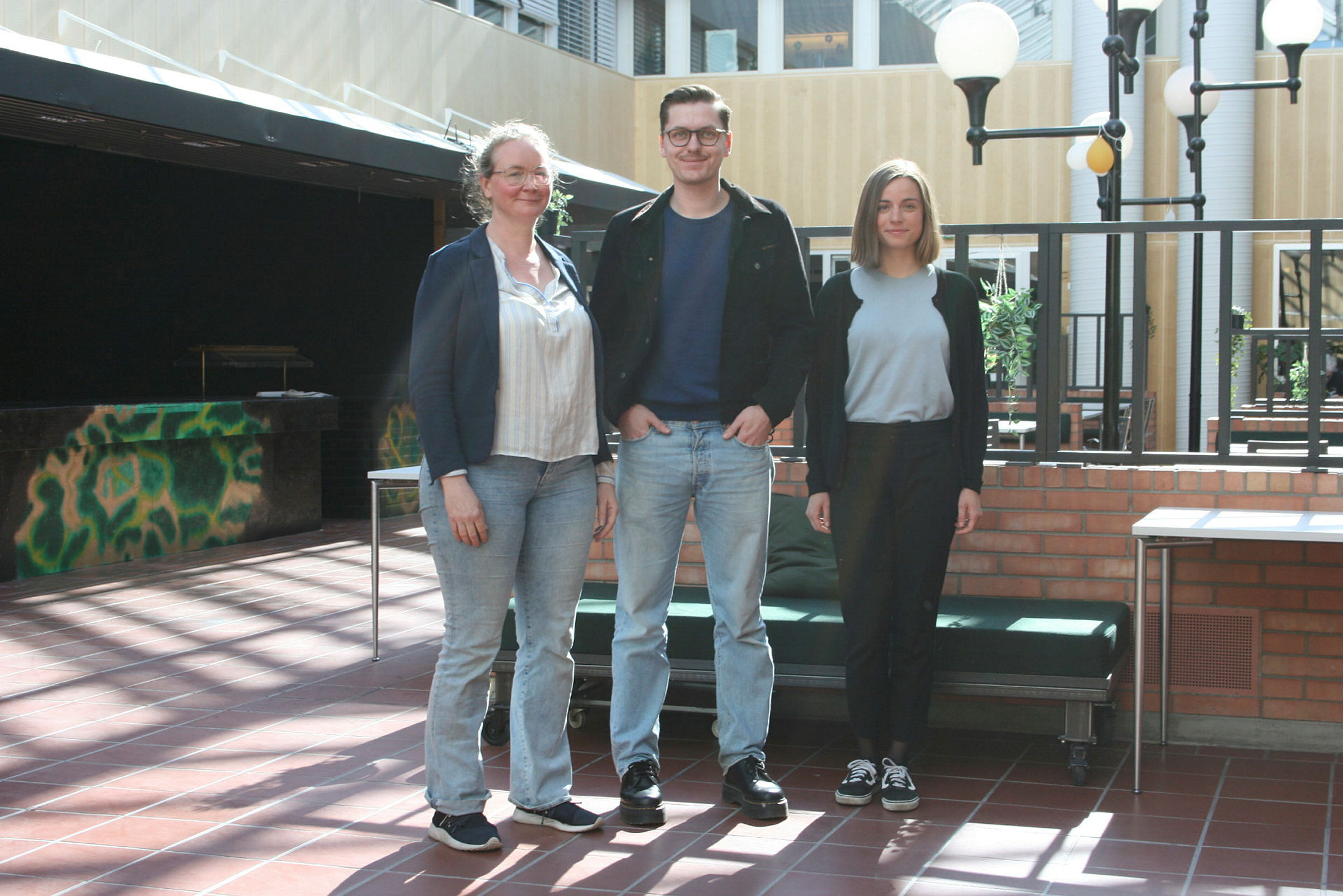 NYTTIGE INNSPILL: Kaia Storvik (Ap, f.v.), Herman Søndenaa (MDG) og Celia Lima (SV) kunne sammen med andre kollegaer fra byrådet ta med seg gode innspill og tanker tilbake til sine byråder. Foto: Caroline Hammer