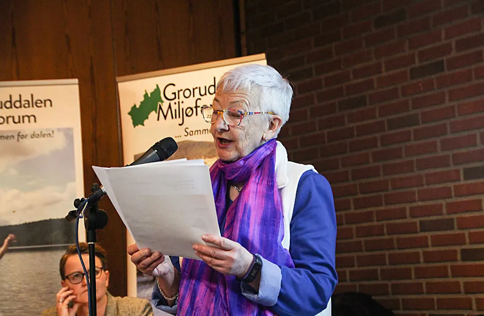 Eva Rueslåtten, nestleder i Groruddalen Miljøforum.