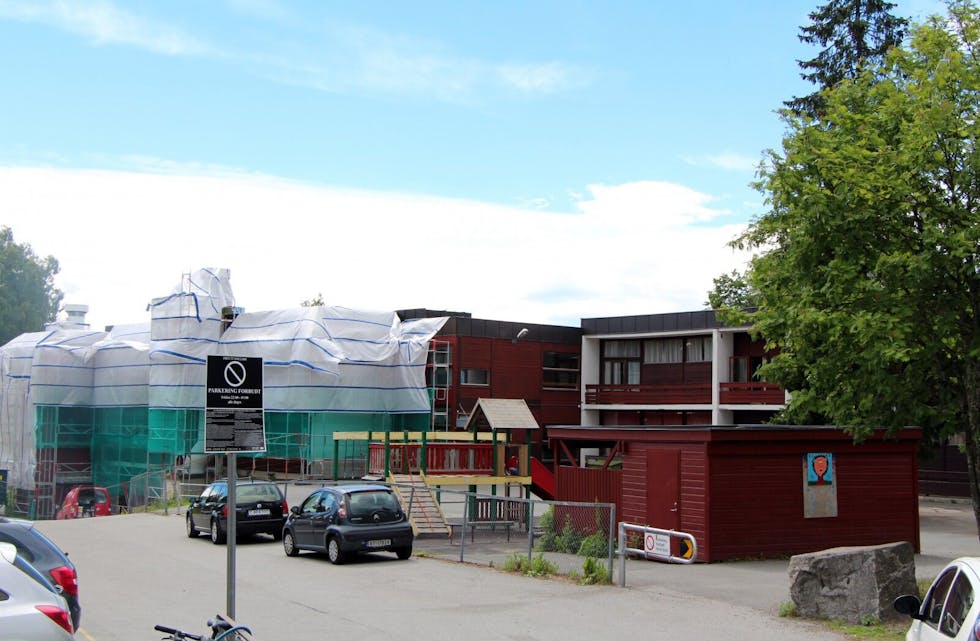 SKAL RIVES: Vestli skole skal bli ny og en flerbrukshall skal komme på plass. Foto: