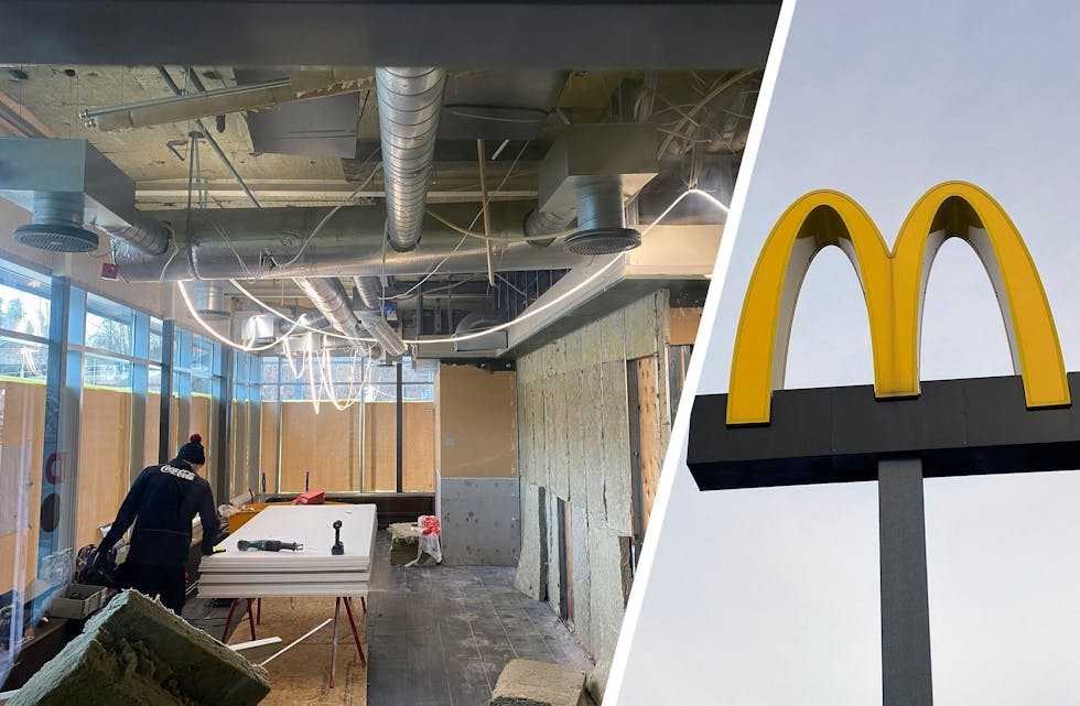 FERDIG PÅ LINDERUD: McDonald's-restauranten er stengt, etter 25 år på kjøpesentret. Foto: