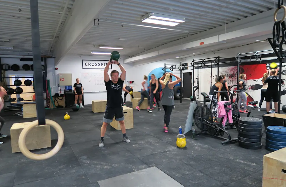 SLIK SER DET UT: ... på CrossFit Groruddalen. Foto: