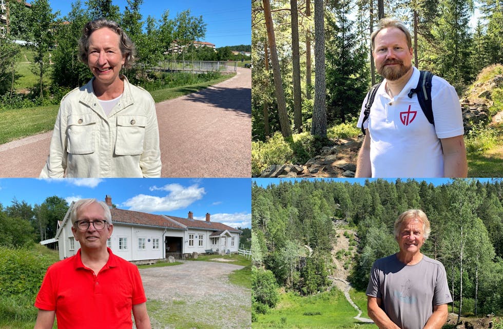 Velkommen til Bjerkedalen park (Sidsel Andersen), Bakås skanse (Geir Nordhus), Bånkall gård (Jørn Linnerud) og Liastua (Arne Fagerlie). Foto: