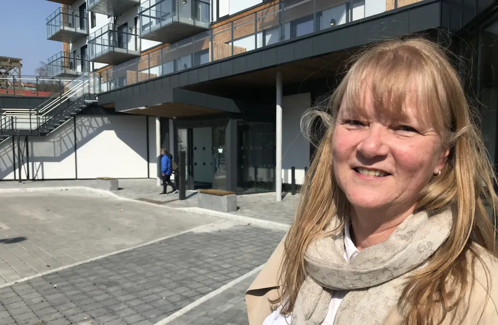 STOLT: Hilde Evensen Selstø, seksjonssjef for Årvoll omsorgssenter. Foto: