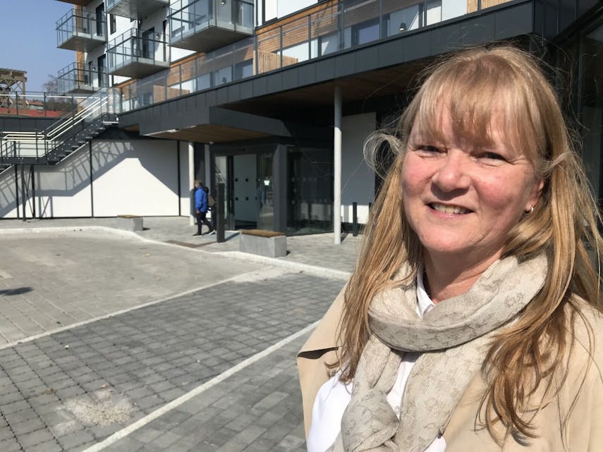 STOLT: Hilde Evensen Selstø, seksjonssjef for Årvoll omsorgssenter. Foto: