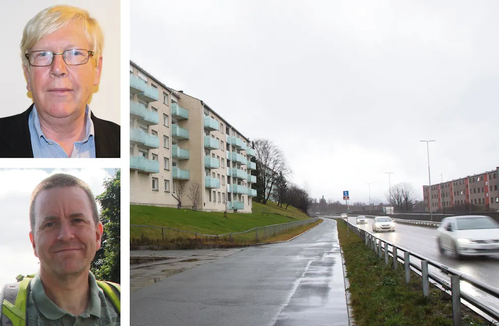 Torstein Winger og Trond K. Botnen i Groruddalen Miljøforum. Foto: