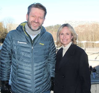 TOK OVER: Eirik Lae Solberg (H, t.v.) og Anne Lindboe (H) endte opp som valgvinnere. Foto: Sindre Veum Apneseth