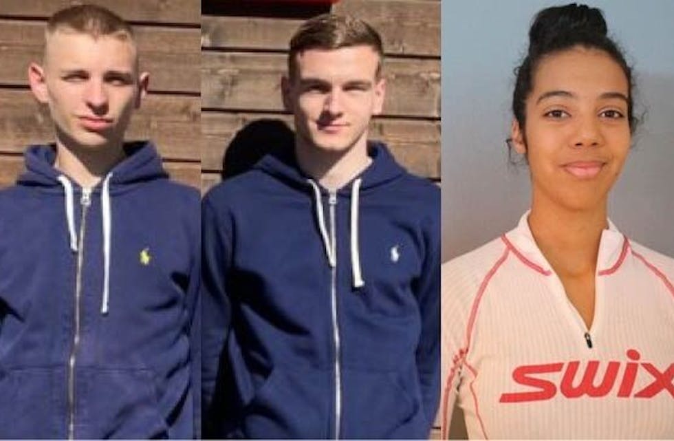 Sebastian Thune, Milos Pilipovic og Eliza Frazier Haugen Foto: