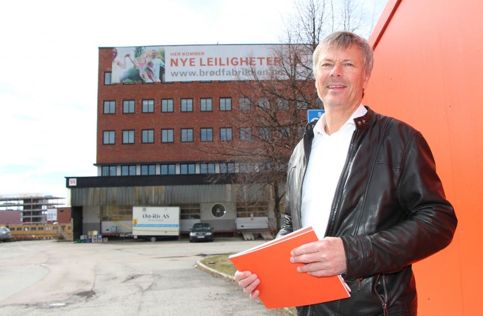 FORNØYD: Prosjektleder Geir Johnsen i StorOslo Eiendom er fornøyd med utviklingen av Løren. Det blir utvikling fra industri til boligområde med trykk på et aktivt og urbant familieliv.  Foto: