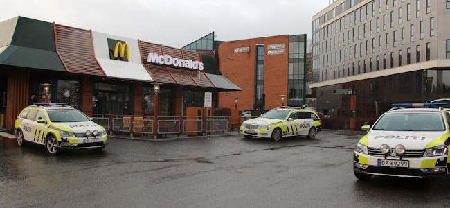 RANET: McDonalds på Furuset ved Radisson Blu Alna hotell. Foto: