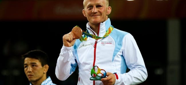 OL-MEDALJE: Stig-André «Stigga» Berge med bronsemedalje rundt halsen. Den rangerer han høyest og ser på som karrierens høydepunkt - enn så lenge. (Foto: Karl Filip Singdahlsen/Norges Idrettsforbund.) Foto: